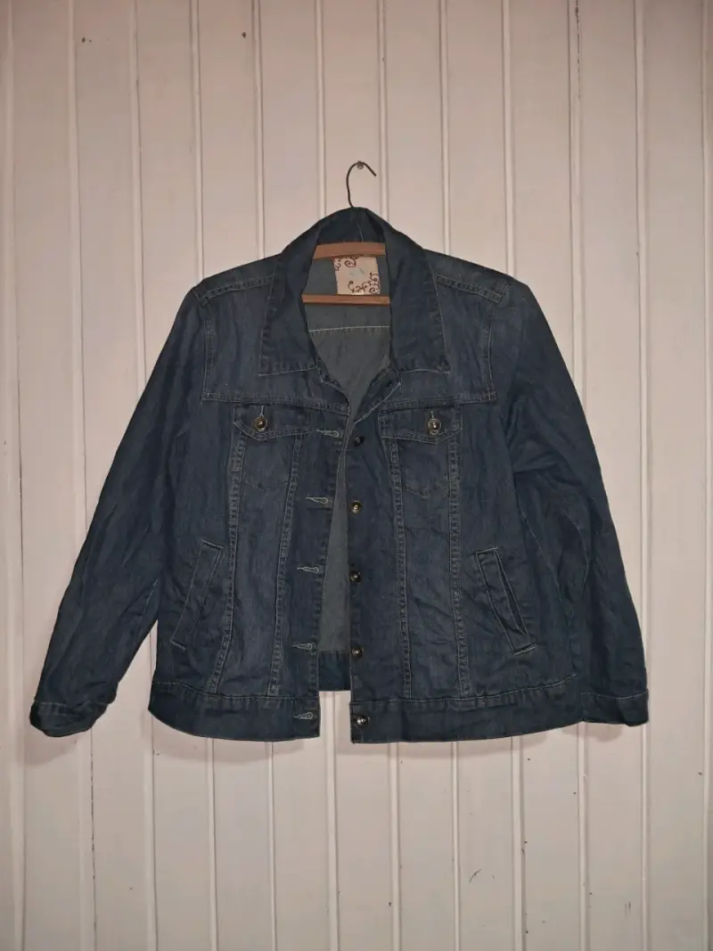 Chaqueta de mezclilla azul