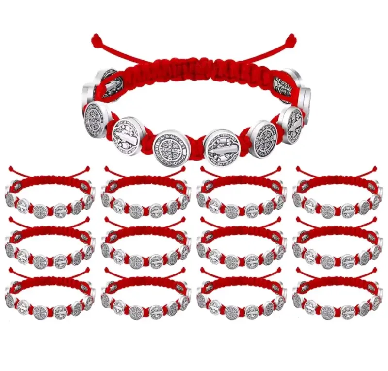 Pulsera roja San Benito - 3