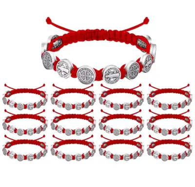 Pulsera roja San Benito - miniatura 3