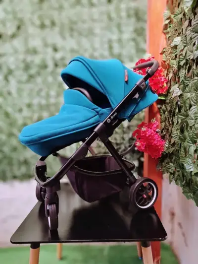 Coche de bebé turquesa Diono Excurse - miniatura 5