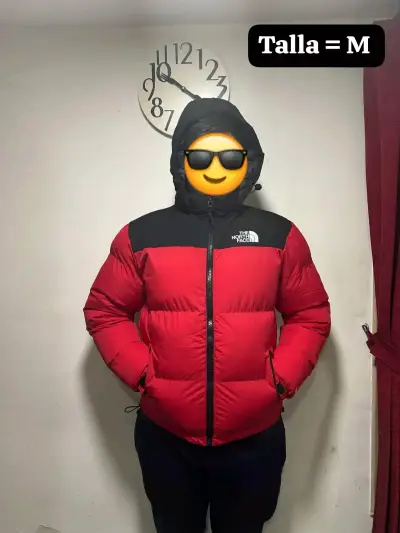 Chaqueta North Face roja talla M - miniatura 1
