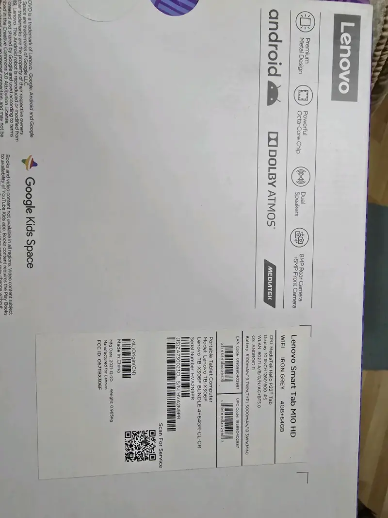 Tablet Lenovo Smart Tab M10 HD - 2