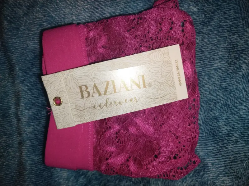 Tanga encaje fucsia Baziani - 3