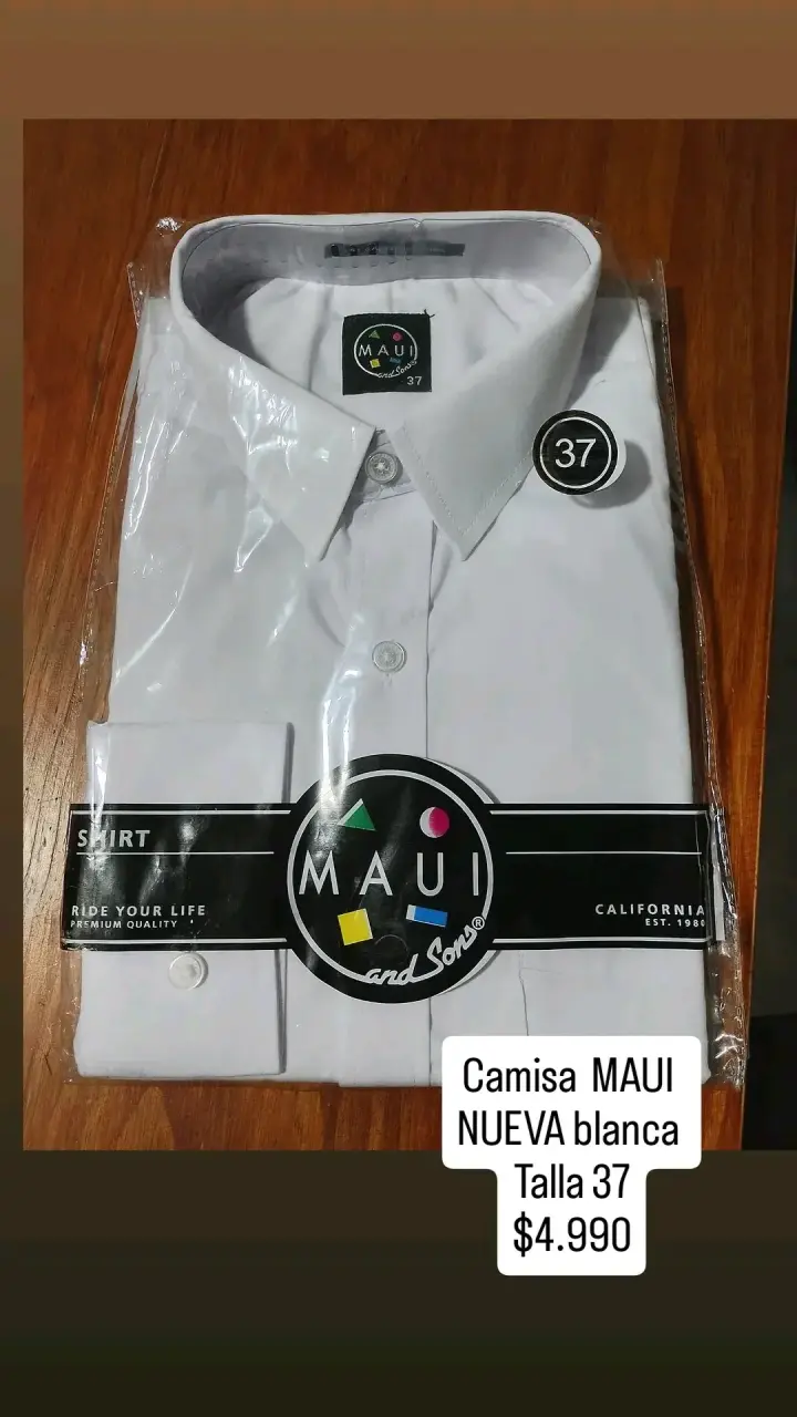 Camisa blanca MAUI nueva