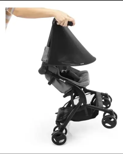 Coche de bebé Safety plegable negro - miniatura 4