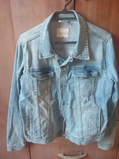 Chaqueta de mezclilla azul - miniatura 1