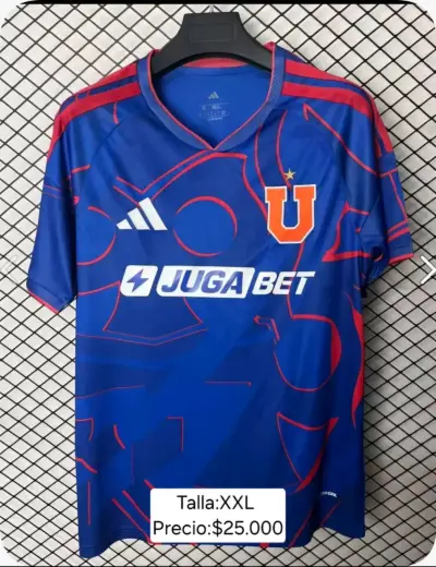 Camiseta azul equipo deportivo - miniatura 1