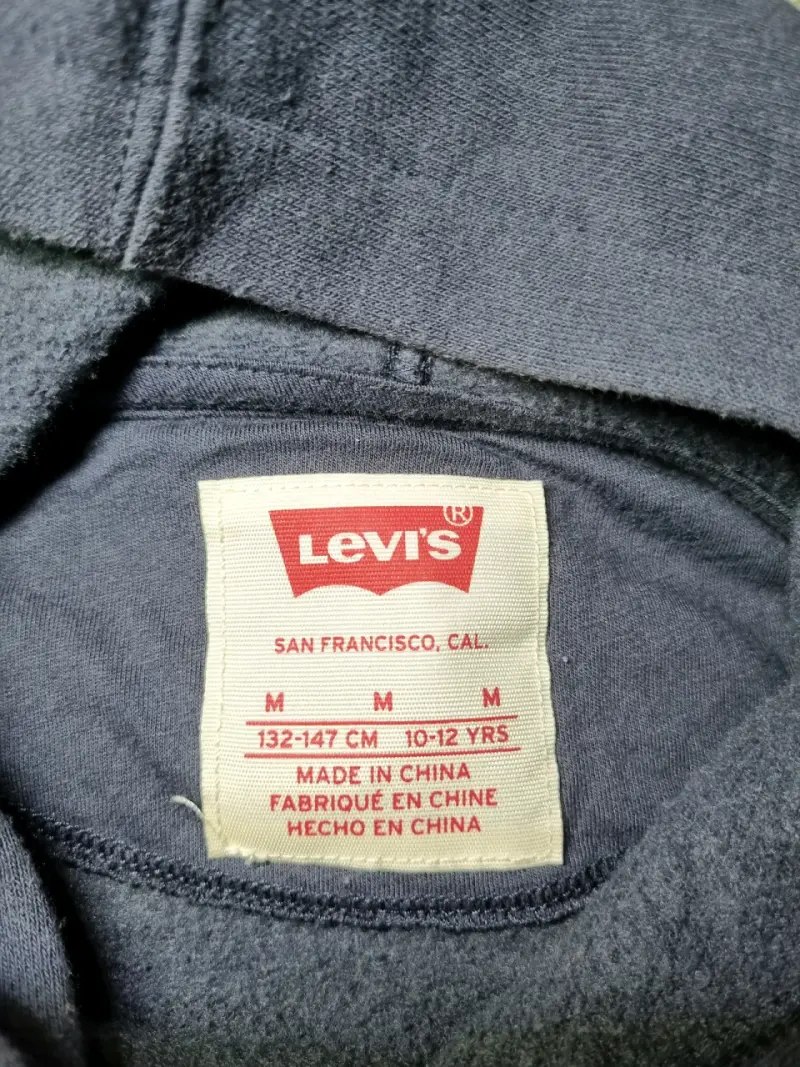 Polerón Levis azul con capucha - 6