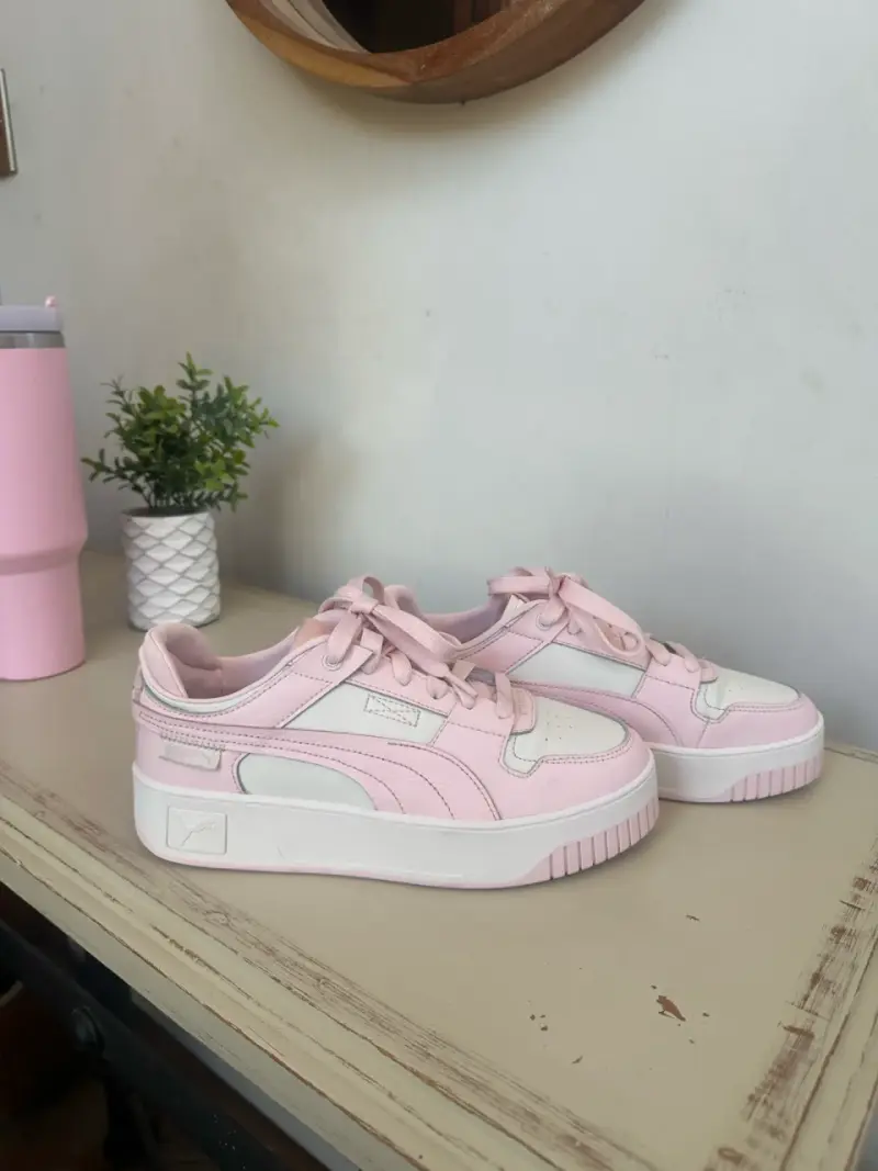 Zapatillas Urbana rosas y blancas - 1