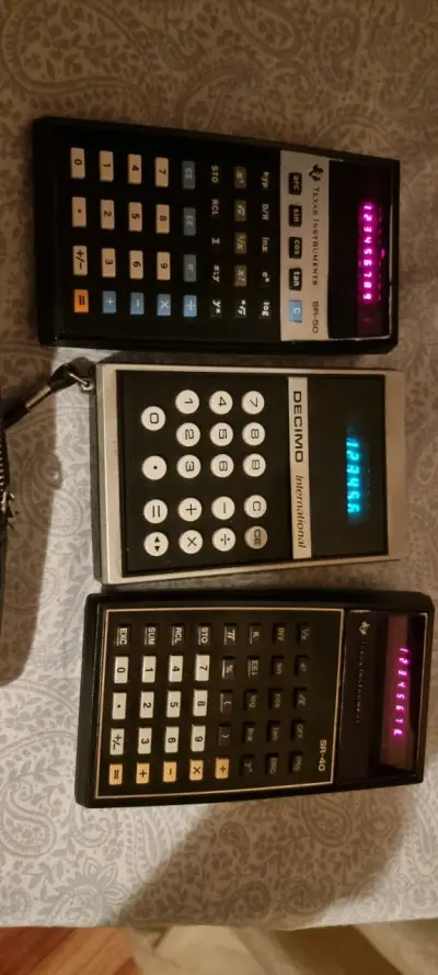 Calculadoras electrónicas antiguas - miniatura 1