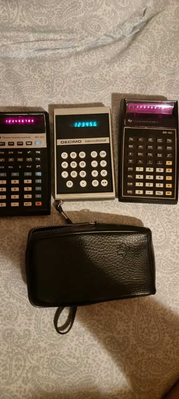 Calculadoras electrónicas antiguas - 2