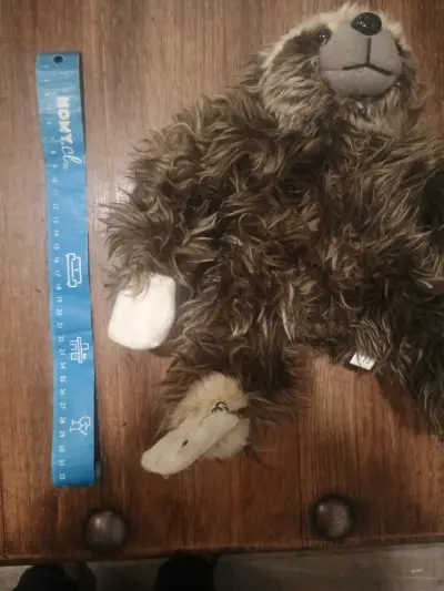 Peluche perezoso peludo - miniatura 6