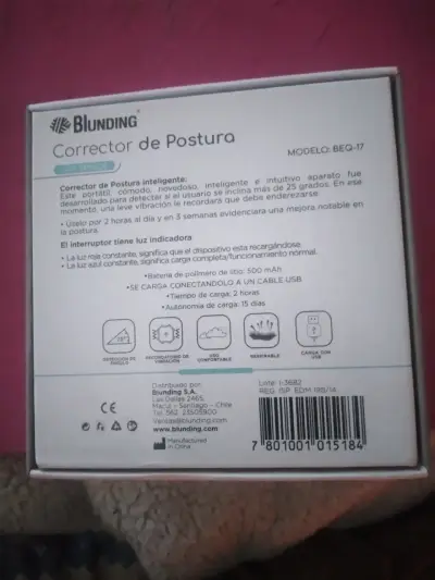 Corrector de postura con sensor - miniatura 2