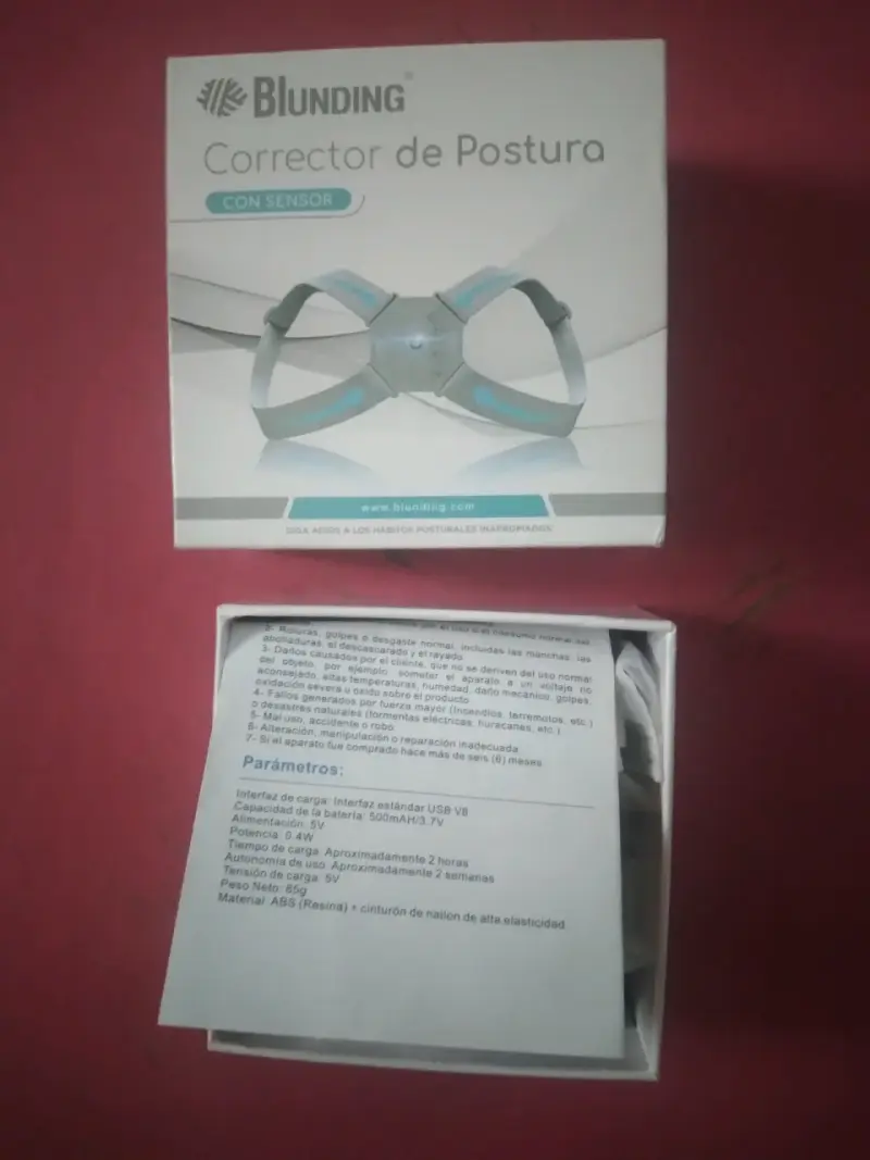 Corrector de postura con sensor - 5