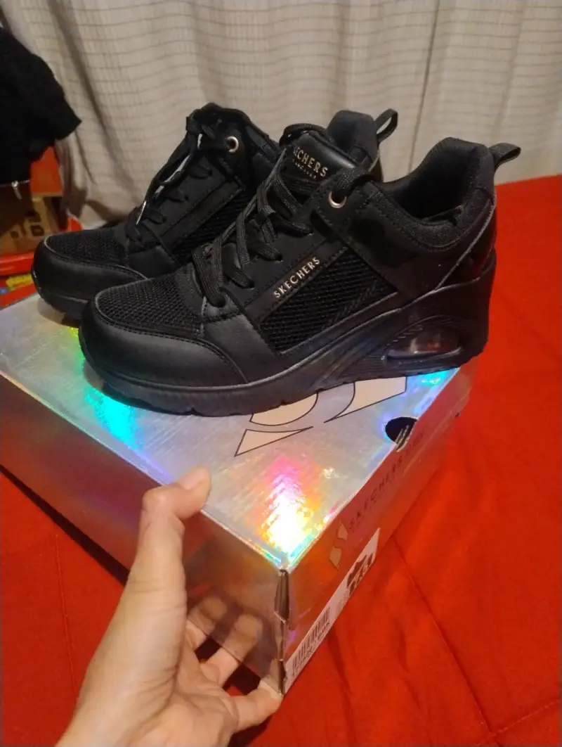 Zapatillas negras Skechers - 2