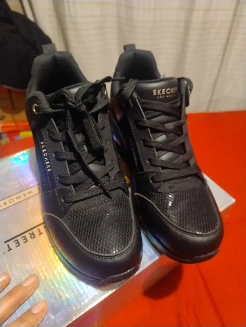 Zapatillas negras Skechers - 3