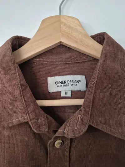 Camisa marrón de pana Bearcliff - miniatura 3