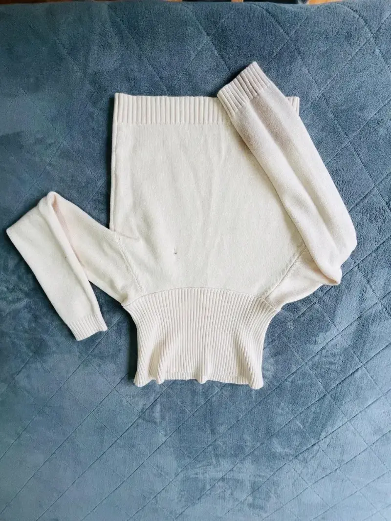 Suéter beige de lana - 3