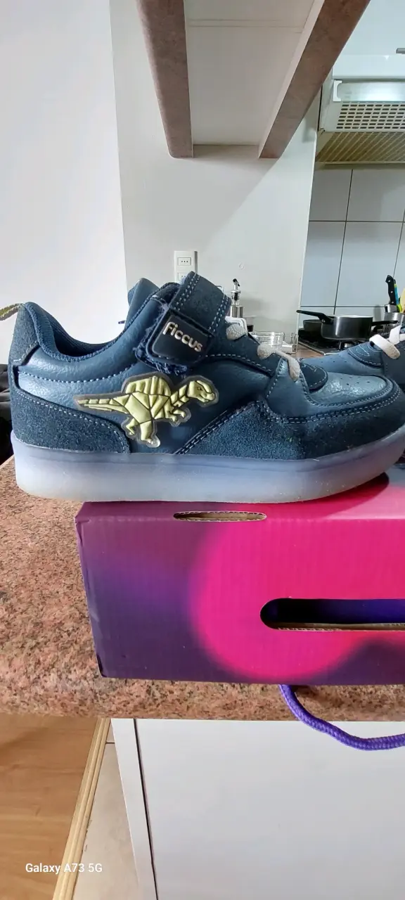 Zapatillas LED niño color denim - 6