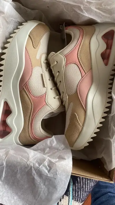 Zapatillas Skechers nuevas beige y rosa, n° 37 - miniatura 6