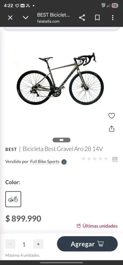 Bicicleta Oxford verde y naranja - miniatura 2