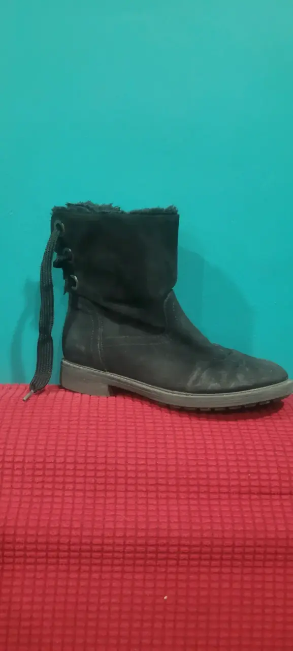 Zapatos gamuza y cuero reno - 4