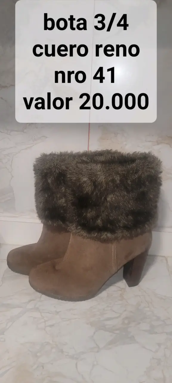 Zapatos gamuza y cuero reno - 5
