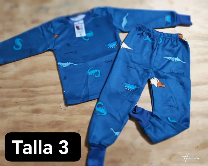 Pijama niño dinosaurios talla 3 - 1