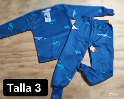 Pijama niño dinosaurios talla 3 - miniatura 1