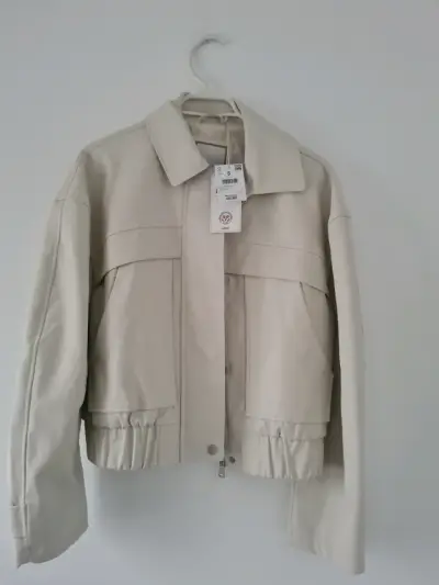 Chaqueta beige nueva con etiquetas - miniatura 1