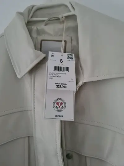 Chaqueta beige nueva con etiquetas - miniatura 3