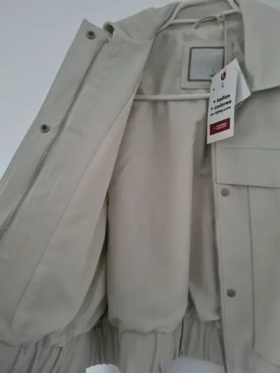 Chaqueta beige nueva con etiquetas - miniatura 4