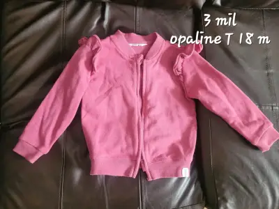 Chaqueta rosada bebé 12 meses - miniatura 5