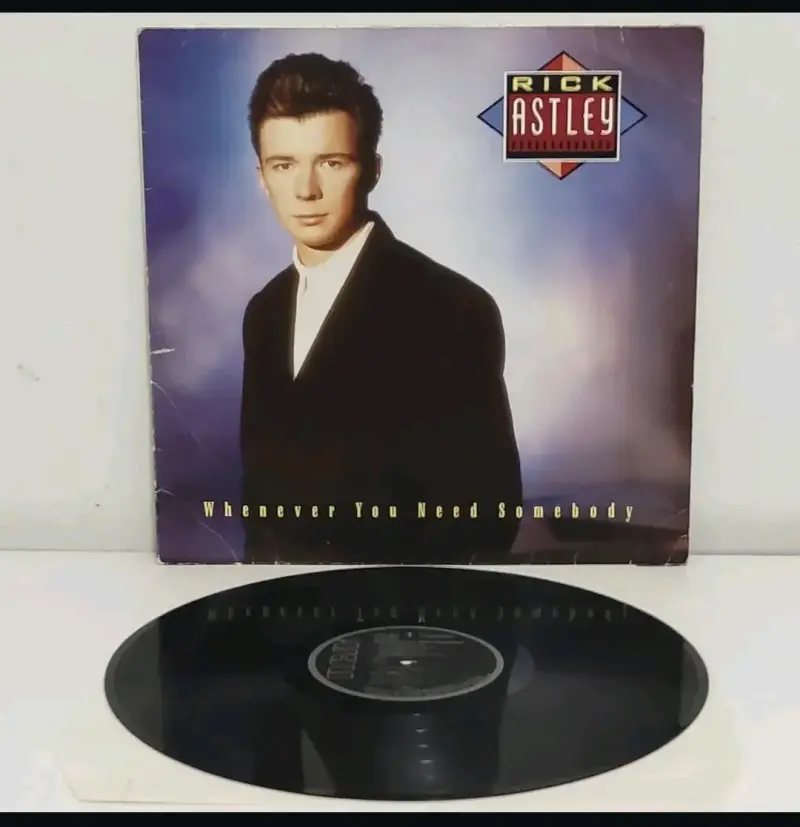 Vinilo Rick Astley - Whenever You Need Somebody.