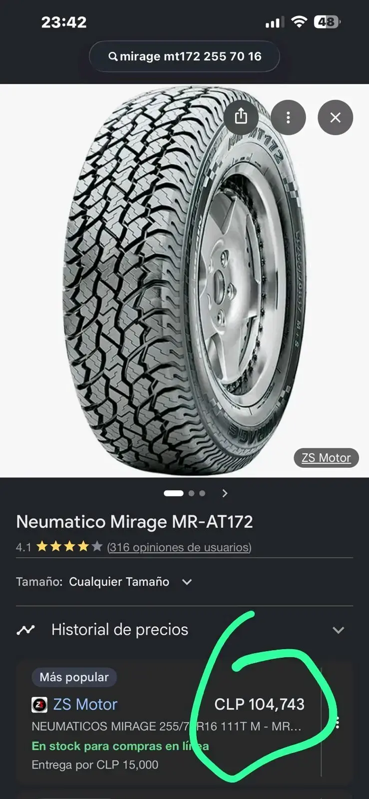 Juego de llantas con neumáticos - 6