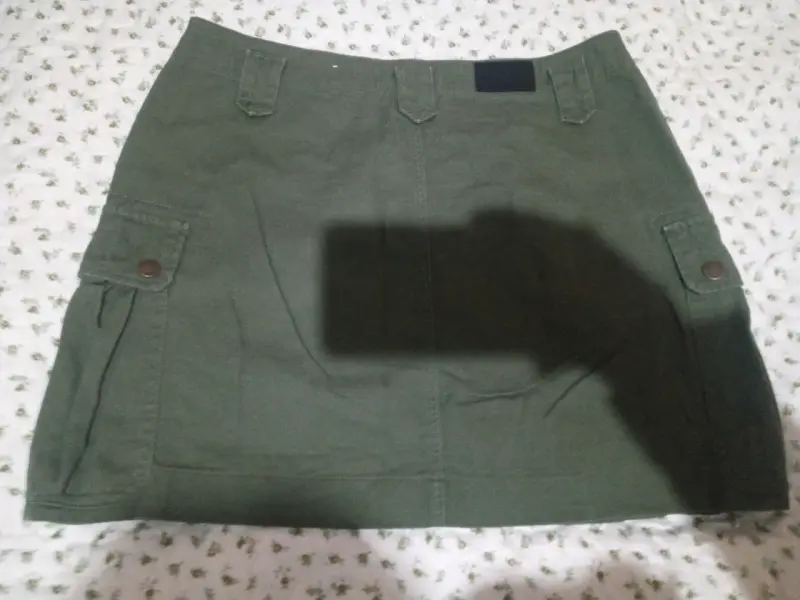 Falda cargo verde - 2