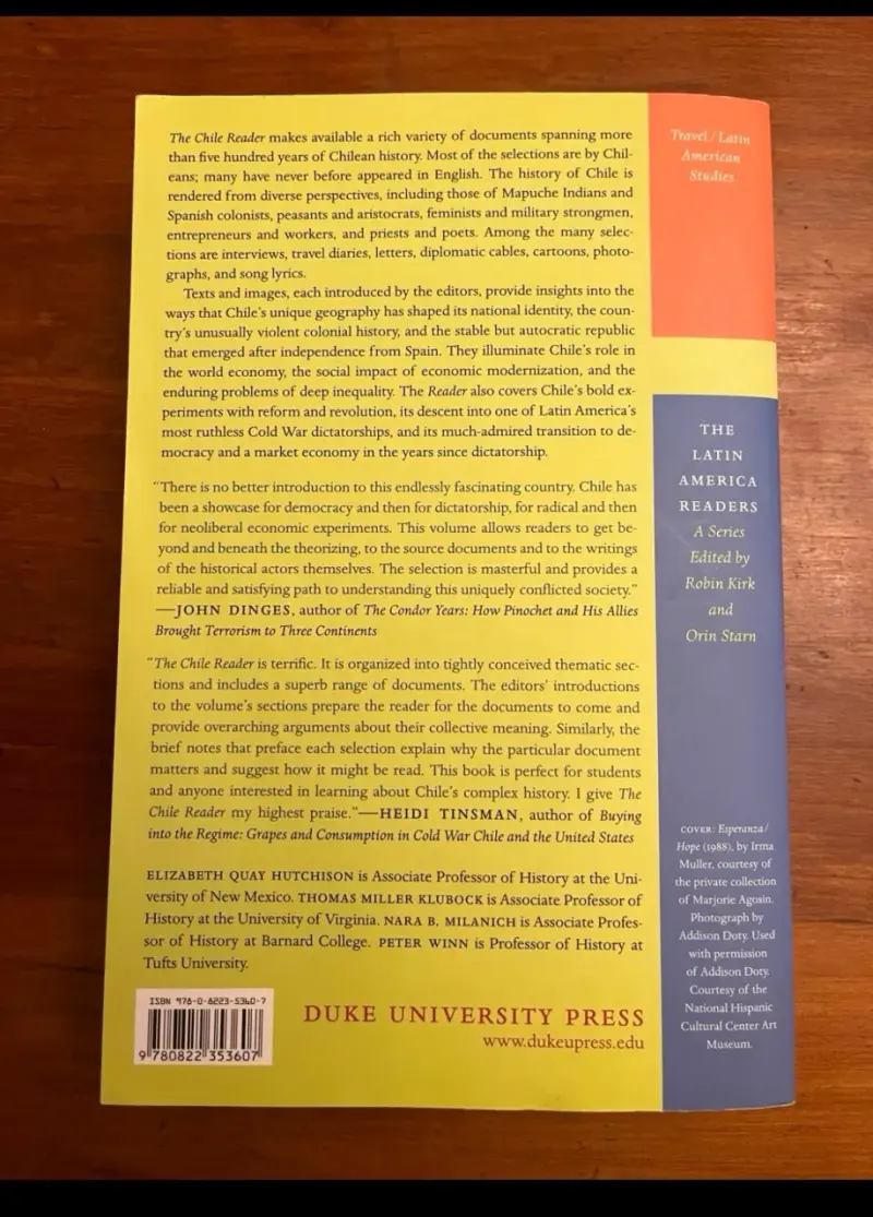 Libro The Chile Reader - 2