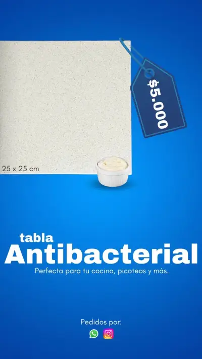 Tabla antibacterial diferentes tamaños - miniatura 1