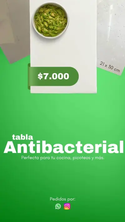 Tabla antibacterial diferentes tamaños - miniatura 2