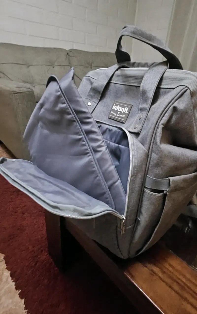 Bolso cambiador gris Infanti - 3