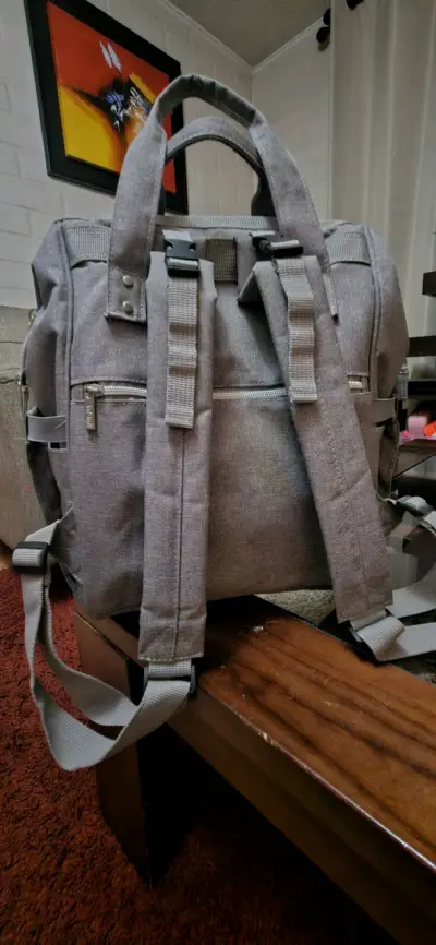 Bolso cambiador gris Infanti - miniatura 4