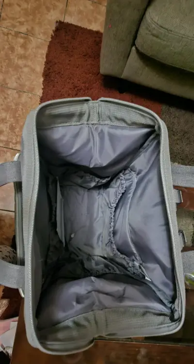 Bolso cambiador gris Infanti - miniatura 6