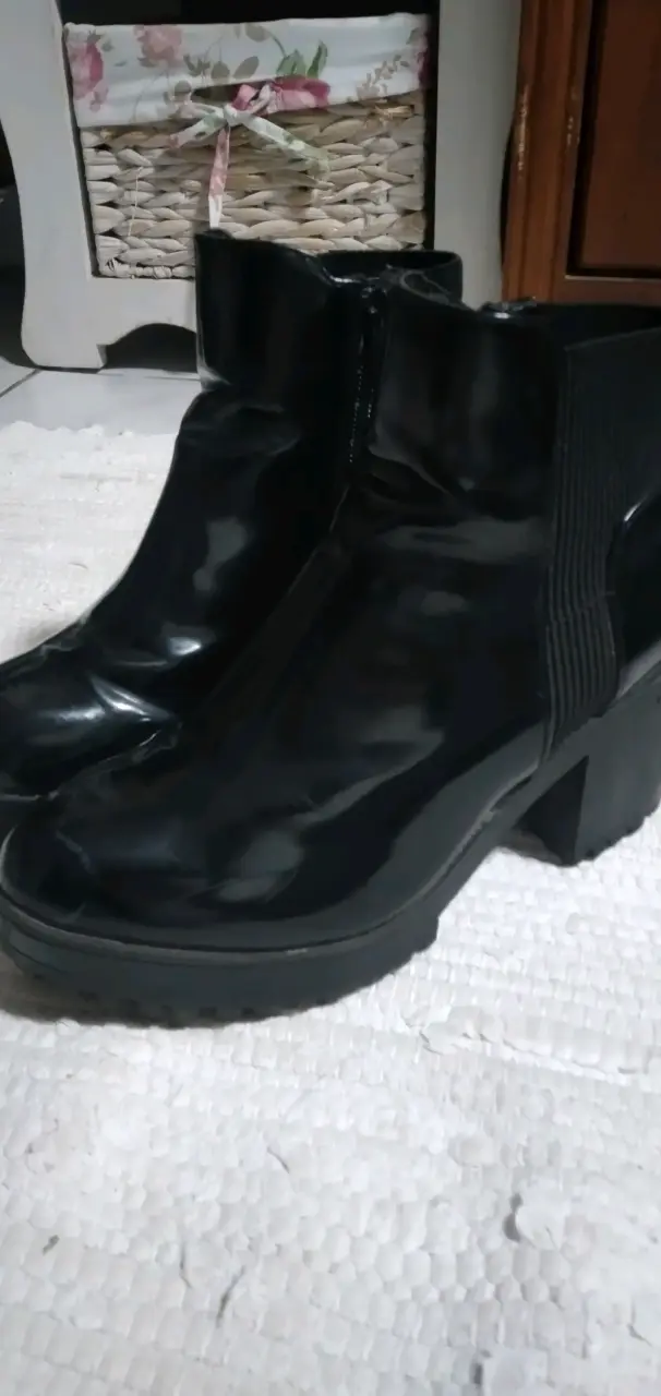 Botines de cuero negros - 2