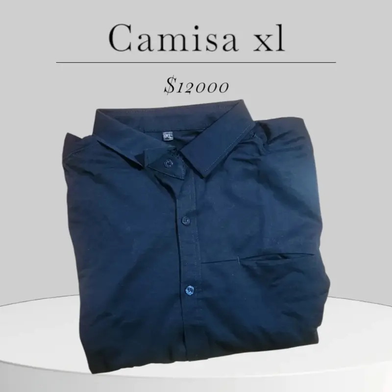 Camisa azul talla XL