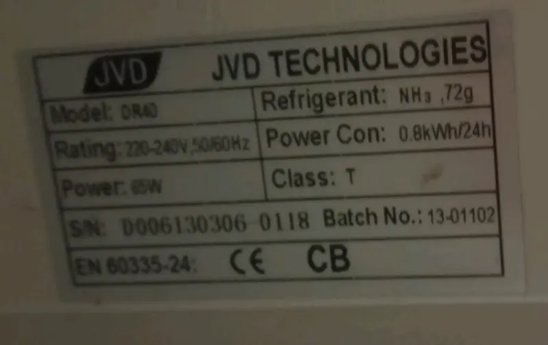 Frigobar JVD - 3