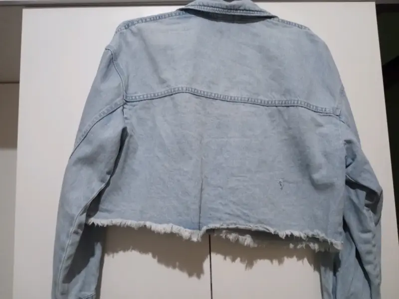 Chaqueta denim corta azul - 2