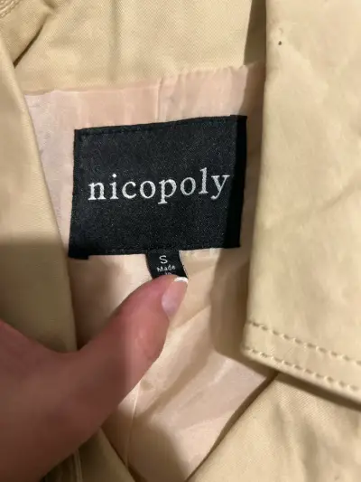 Abrigo beige Nicopoly - miniatura 2