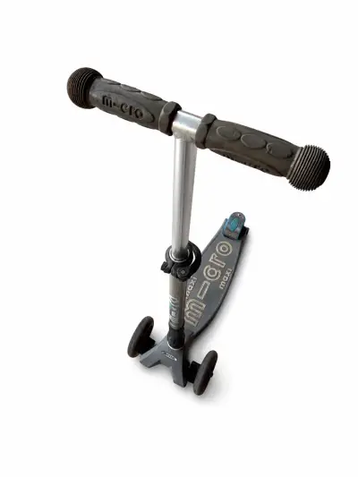 Scooter Micro Maxi Deluxe Led Plegable Gris - miniatura 3