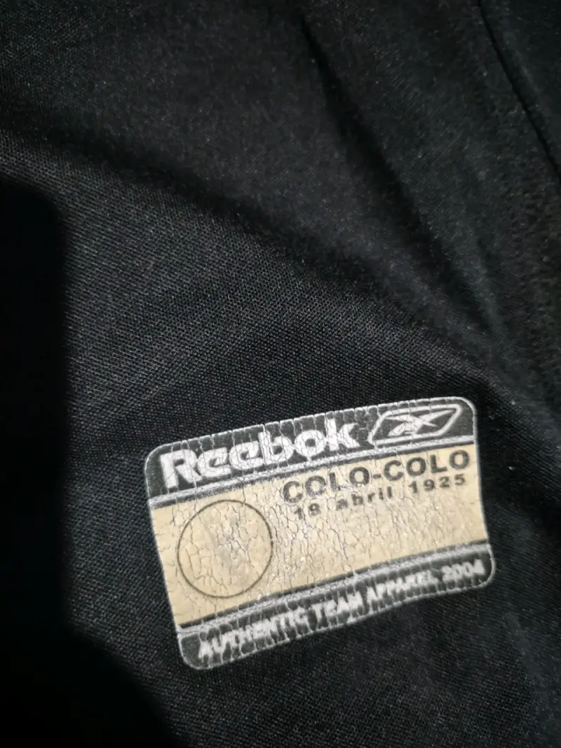 Camiseta negra Reebok Colo-Colo 2004 - 2