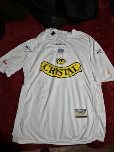 Camiseta fútbol Reebok blanca año 2004 - miniatura 1